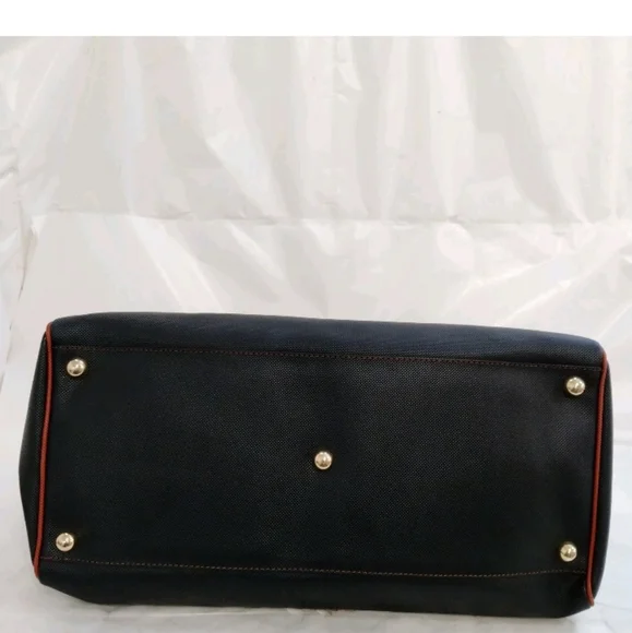 100% Authentic Bottega Veneta Marco Polo Large Black Coated Canvas Tote – Italy - Picture 6 of 9